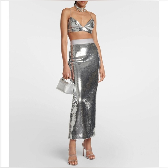 Sequin-embellished bra top - Picture 3 of 3